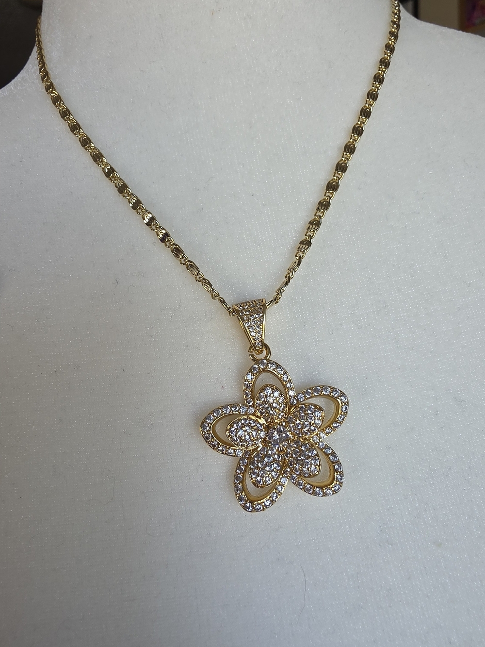 Hermosa Cadena Oro Laminado 14k